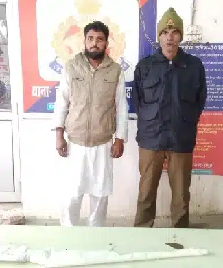 मेरठ से अवैध रायफल लेकर हापुड़ में घूम रहा जाने को पुलिस ने किया गिरफ्तार