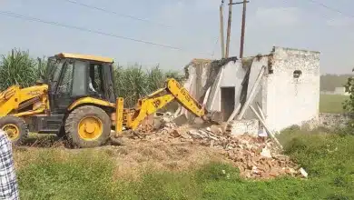 अवैध प्लॉटिंग पर चला एचपीडीए का बुलडोजर