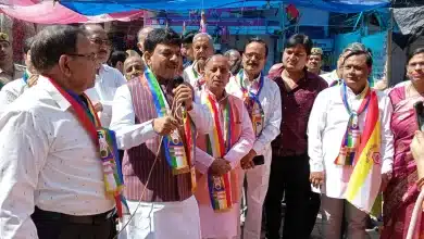 भगवान महावीर स्वामी की रथयात्रा धूमधाम से निकाली गई