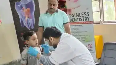 एस ए इण्टरनेशनल स्कूल में किया गया डेन्टल चेकअप कैम्प का आयोजन