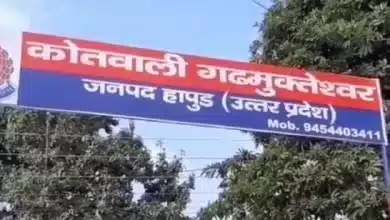 नगर निकाय चुनाव को सकुशल कराने के लिए पुलिस ने किया पैदल मार्च